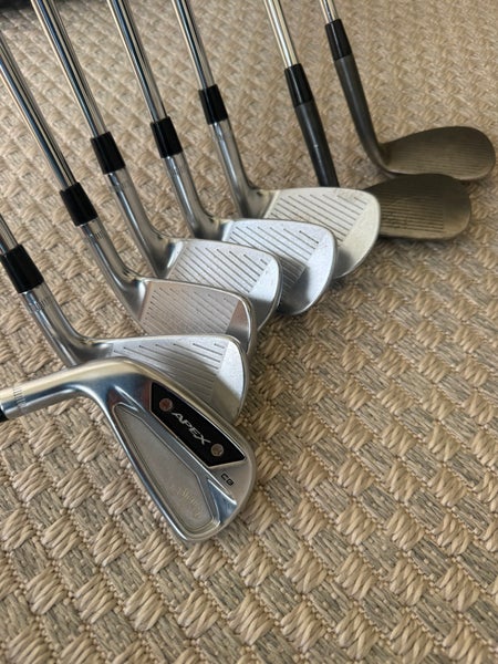 Callaway Apex CB Irons (4–10, Missing 7i) + Cobra Snakebite Wedges – Tour-Issued Setup