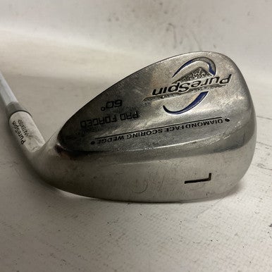 Used PURESPIN DIAMOND FACE Golf Wedge Mens RH Lob Wedge 11855-S000195397