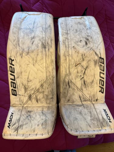Medium 2023 Bauer Supreme Mach Goalie Leg Pads (Used)