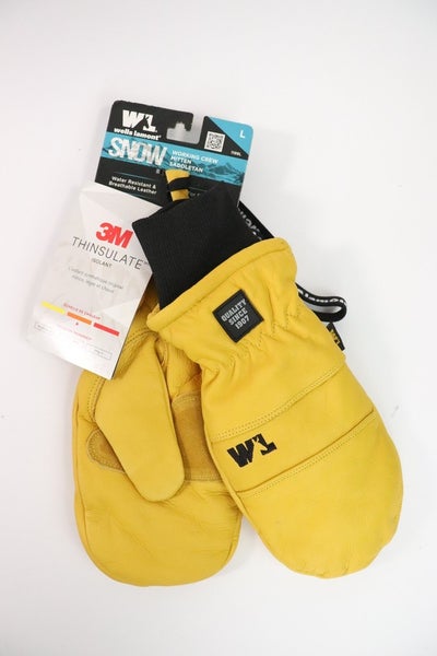 Wells Lamont HydraHyde 3M Snow Gloves Water Resistant Genuine Leather Size Large