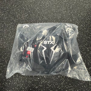 New STX STALLION 75 Lacrosse Shoulder Pads Black MD 11849-S000034114