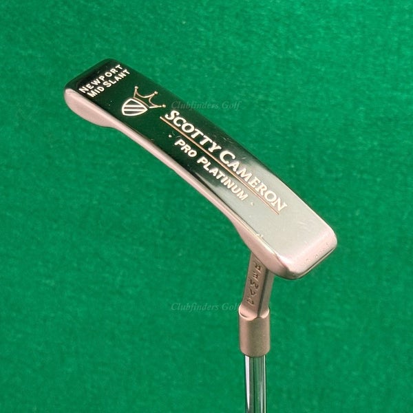Scotty Cameron Pro Platinum Newport Mid Slant 35.25" Putter Titleist w/ HC