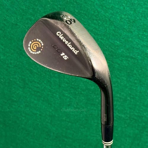 Cleveland CG15 Black Pearl 60-12 60 Lob Wedge Stepped Steel Wedge Flex