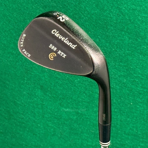 Cleveland 588 RTX Rotex Face Black 52-10 52 Gap Wedge Dynamic Gold Wedge Flex