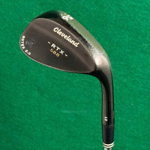 Cleveland 588 RTX Rotex 2.0 Black 56 Sand Wedge Dynamic Gold Steel Wedge Flex