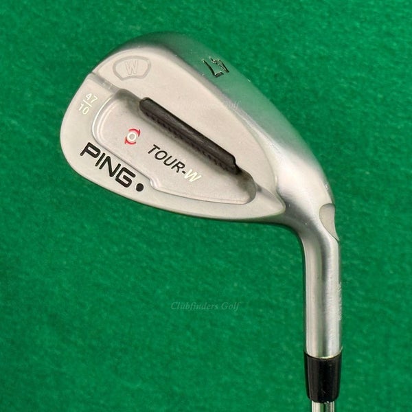 Ping Tour-W Brushed Silver Black Dot 47-10 47 Pitching Wedge Ping AWT Stiff