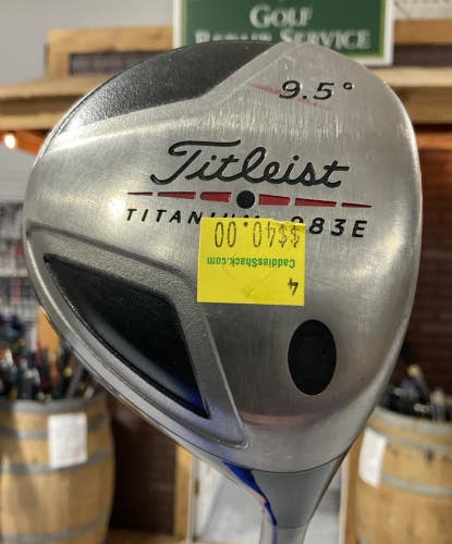 Titleist TITANIUM 983E 9.5 Driver 45" FUJIKURA SPEEDER Stiff Flex Graphite RH