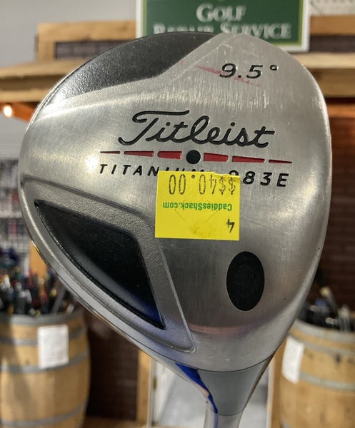 Titleist TITANIUM 983E 9.5 Driver 45" FUJIKURA SPEEDER Stiff Flex Graphite RH