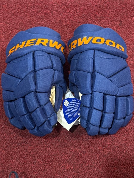 Edmonton Oilers Sher-Wood Rekker Morph 1 Gloves 13" (New) Item#SWE3