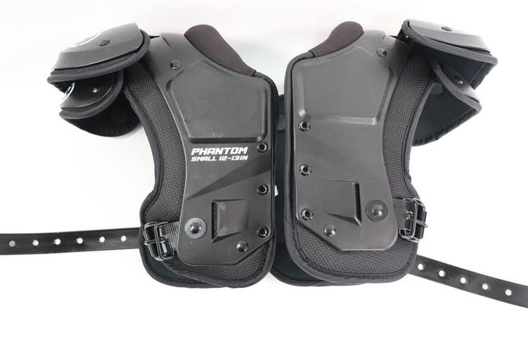 Battle Youth Phantom Shoulder Pads, Black, Size Small / READ