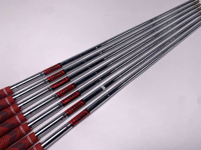 KBS Tour Stiff Steel Iron Set of 7 Shafts 34.25''-37''- Pull 0.355
