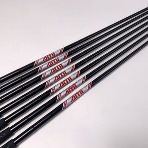 True Temper AMT Red R300 Regular Steel Set Of 7 Shafts  34.25''-36.50''- 0.355