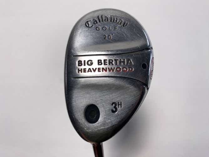 Callaway Big Bertha Heavenwood 3 Hybrid 19* RCH 75w Regular Graphite Mens LH