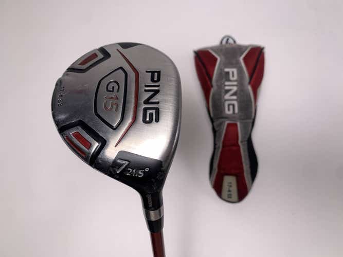Ping G15 7 Fairway Wood 21.5* TFC149 Ladies Graphite Womens RH HC Oversize Grip