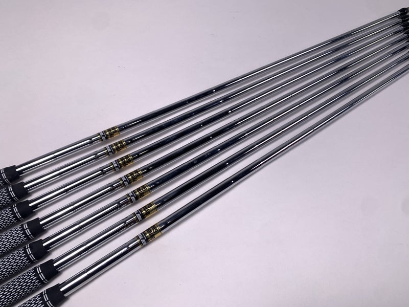 True Temper Dynamic Gold R300 Reg Steel Set of 7 Shafts 34.75''-38'- Pull 0.355