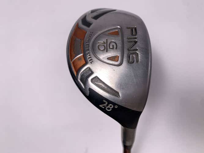 Ping G10 6 Hybrid 28* TFC 129 H Soft Regular Senior Graphite Mens RH