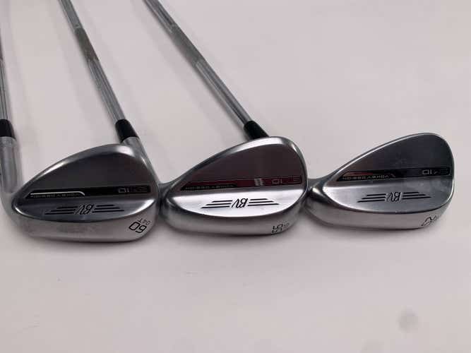Titleist Vokey SM10 Tour Chrome Wedge Set 52* 8 | 56* 10 | 60* 4 Wedge Mens RH