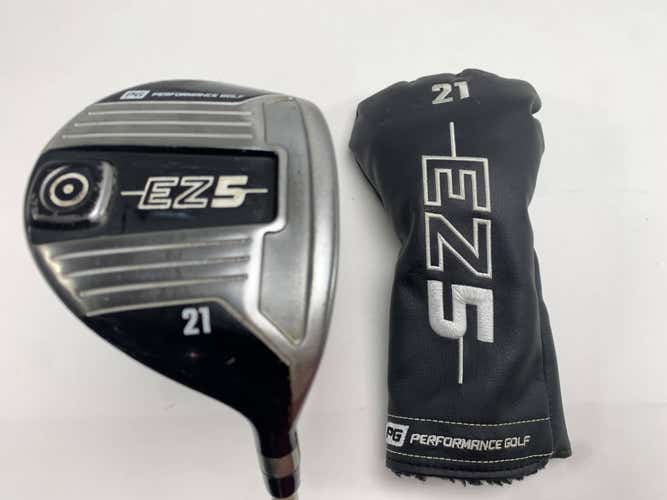 Performance Golf EZ5 7 Fairway Wood 21* Senior Graphite Mens RH HC