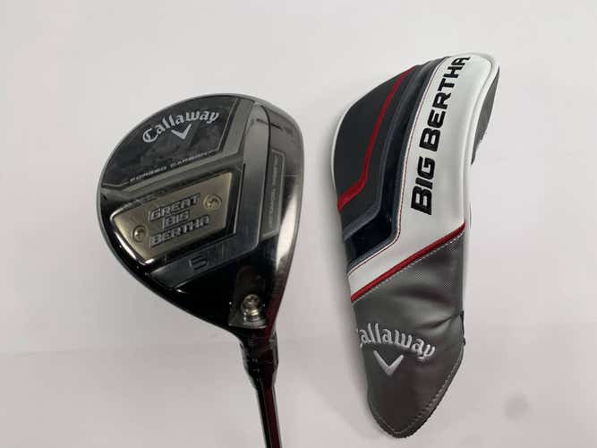 Callaway Great Big Bertha 23 5 Fairway Wood 18* UST Helium 6F3 Regular RH HC