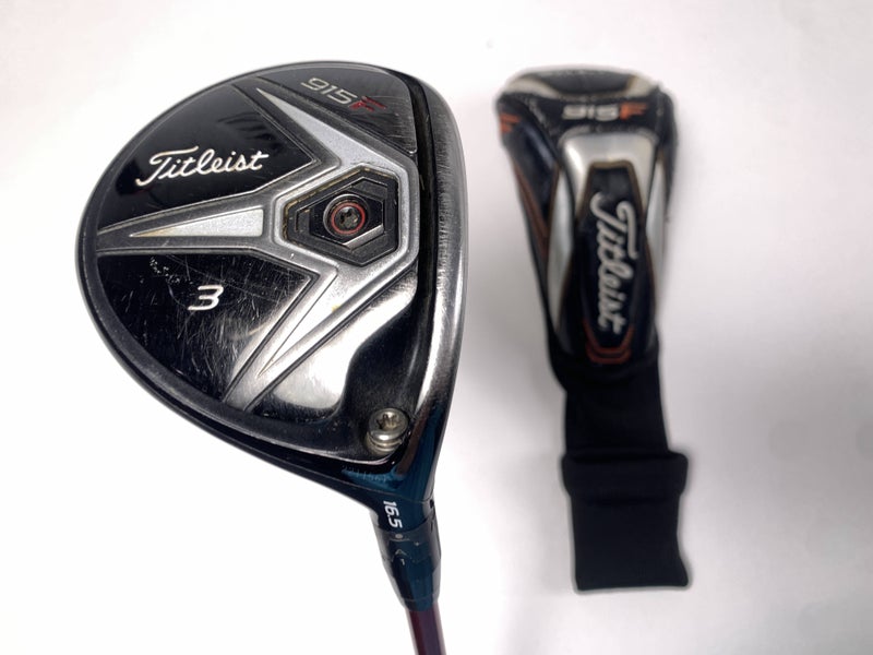 Titleist 915 F 3 Fairway Wood 16.5* Bassara 55 Hi Regular Graphite Mens RH HC
