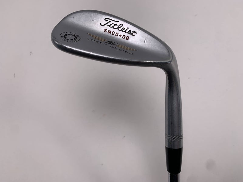 Titleist Vokey Spin Milled CC Chrome Lob Wedge LW 60* 8 Bounce Steel Mens RH