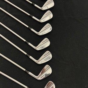 Men's TaylorMade P730 Right Handed Iron Set Stiff Flex Steel Shaft (Used)