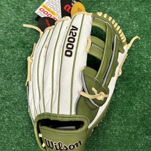Wilson A2000 12.25" FP50 Fastpitch Softball Utility Glove - White Green