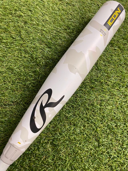 2025 Rawlings Icon Composite Bat USSSA Certified (-8) Composite 21 oz 29" (Used)