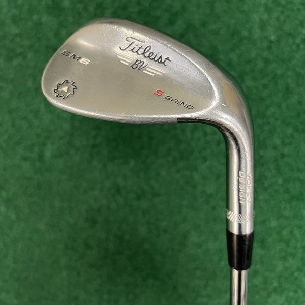 Titleist BV Vokey SM6 56 10 S Grind RH Sand Wedge SW Steel Wedge Flex Shaft