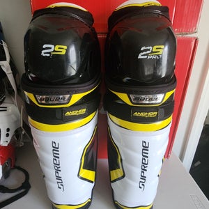 Senior Bauer Supreme 2S Pro 14" Shin Pads (Used)