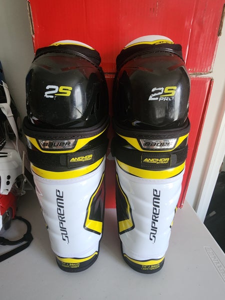 Senior Bauer Supreme 2S Pro 14" Shin Pads (Used)