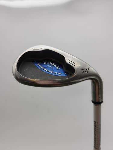 2003 CALLAWAY STEELHEAD X16 SAND WEDGE 54* ULTRA LITE CONSTANT WEIGHT 35" GOOD