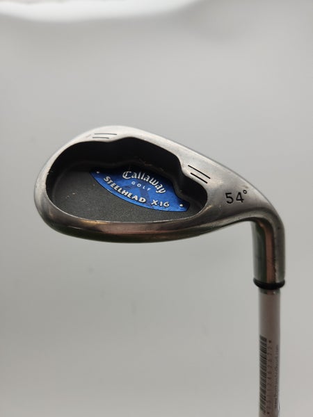 2003 CALLAWAY STEELHEAD X16 SAND WEDGE 54* ULTRA LITE CONSTANT WEIGHT 35" GOOD