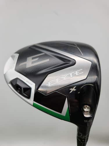 2025 CALLAWAY ELYTE X DRIVER 9* STIFF ALDILA ROGUE MAX +HC VERYGOOD