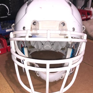 USED SCHUTT VENGEANCE VTD II ADULT HELMET - XXL - METALLIC WHITE