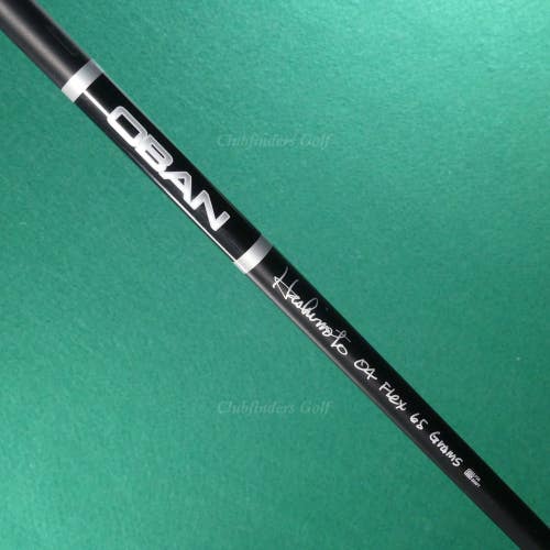 Oban Limited Hashimoto 65g .335 04 Stiff 39.25" Pulled Graphite Wood Shaft