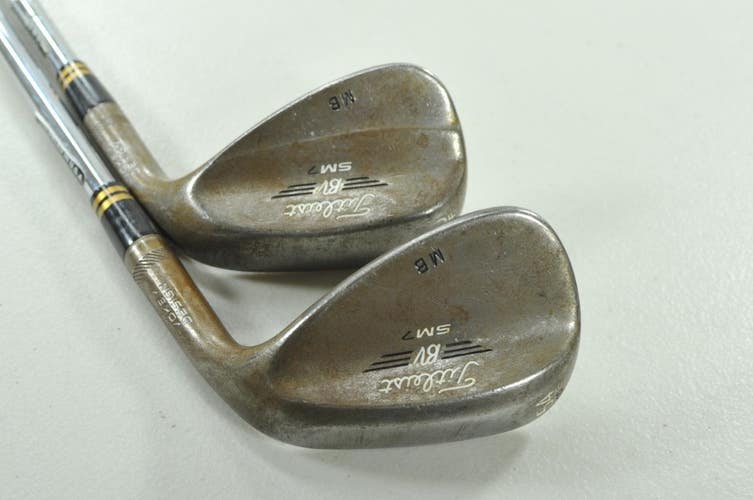 Titleist Vokey SM7 Raw 50* and 54* Wedge Set Right BV Steel # 206956