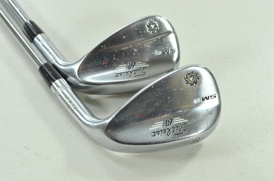 Titleist Vokey SM6 Tour Chrome 52*, 56* Wedge Set RH BV Wedge Flex Steel #207095