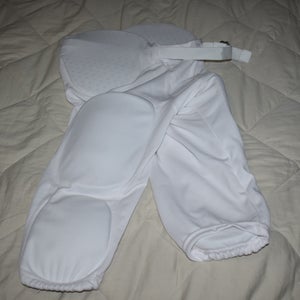 NEW - Russell Athletic Integrated Youth Football Pants, White, Youth Large