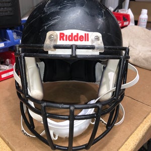 USED RIDDELL SPEED ADULT HELMET - LARGE - FLAT BLACK