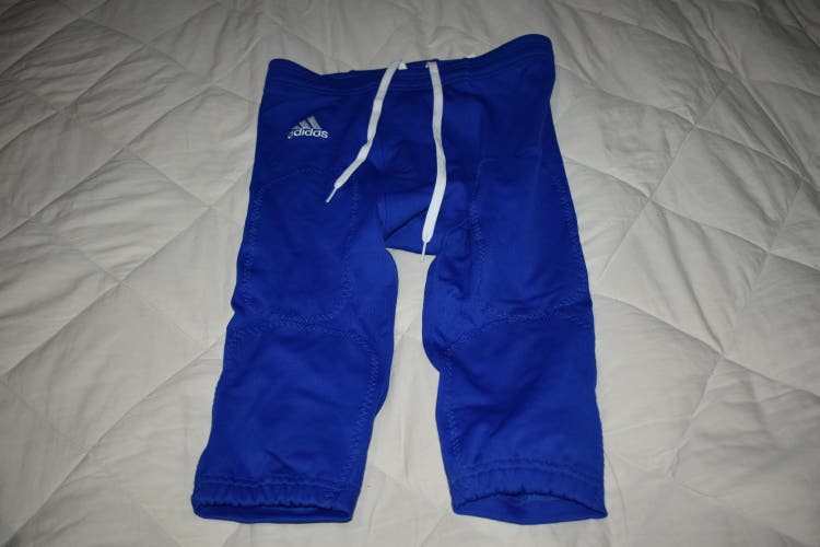 NEW - Adidas Prime Knit Football Pants, Blue, Adult Medium