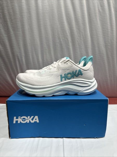 Hoka One One Clifton 10 1162050-WTCL Sneakers Women's White Running Shoes FL4307