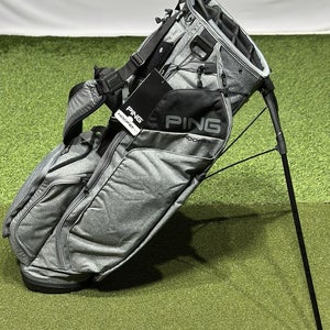 PING 2025 Hoofer 14 Stand Carry Golf Bag Color: Heather Gray/Black NEW!