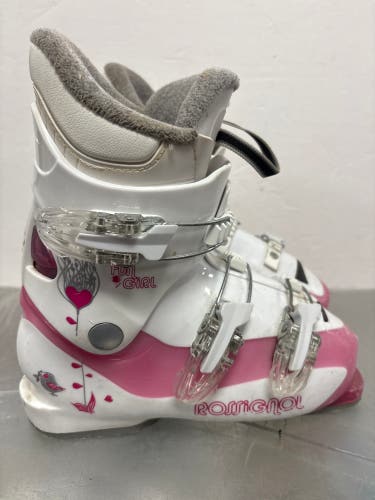 Mondo 22 & 22.5 Kid's Rossignol Fun Girl All Mountain Ski Boots (Used)
