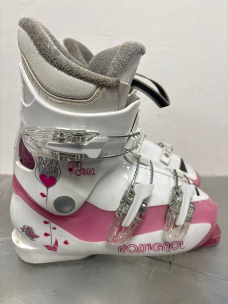 Mondo 22 & 22.5 Kid's Rossignol Fun Girl All Mountain Ski Boots (Used)