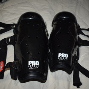 Vintage BiltRite Pro League Series 14" Hockey Shin Pads - Good Condition!