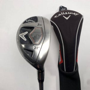 Callaway FT Hybrid 2008 3 Hybrid 21* Fujikura Fit On M Graphite Mens RH HC