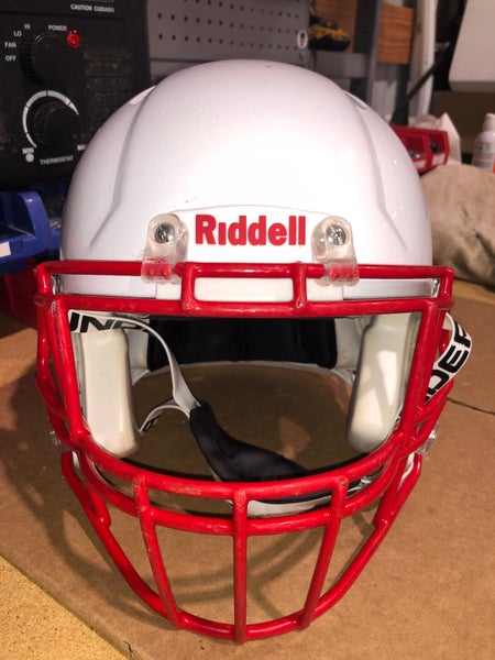 USED RIDDELL SPEED ADULT HELMET - LARGE - METALLIC WHITE