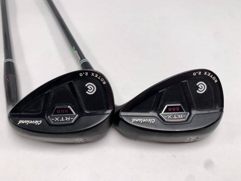 Cleveland 588 RTX 2.0 CB Black Satin Wedge Set 52* 10 | 56* 14 Ladies RH