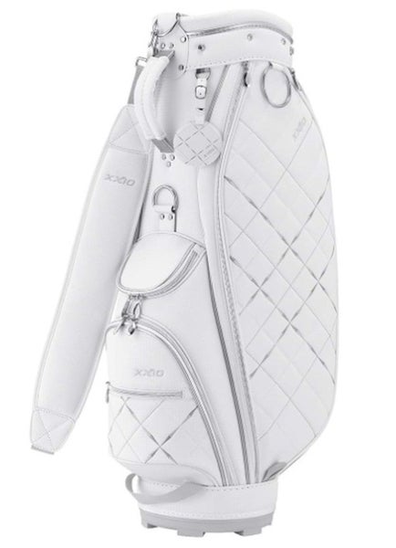 XXIO Lightweight Cart Bag (White, 9.5" 5 way top) NEW